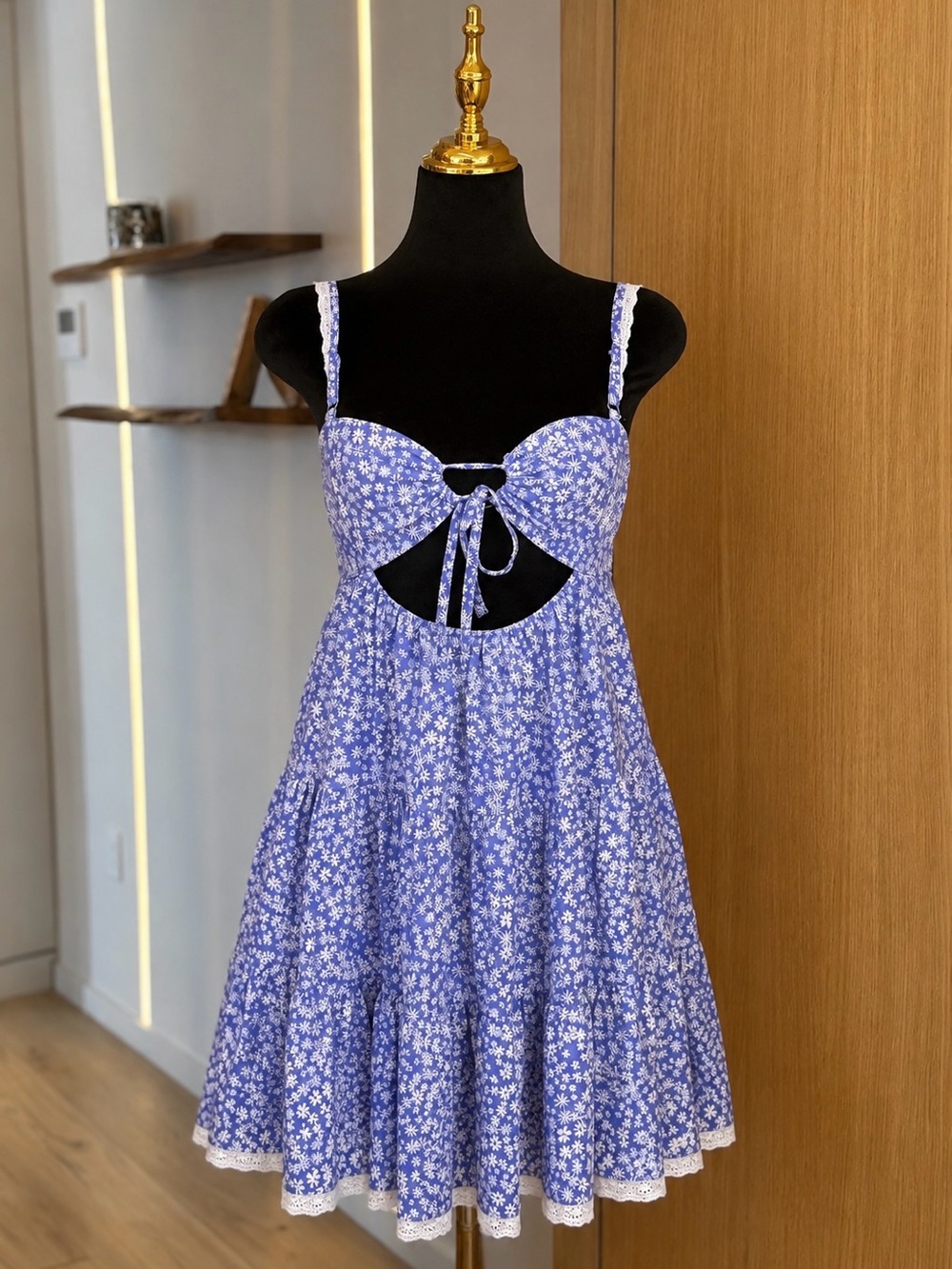 Altar'd State Coastal Granddaughter Reversible Floral Cutout Dress | Coast Muse